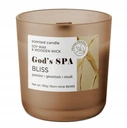 Candle Sojowa świeca z drewnianym knotem - God's SPA BLISS