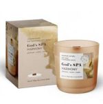 Candle Sojowa świeca z drewnianym knotem - God's SPA HARMONY
