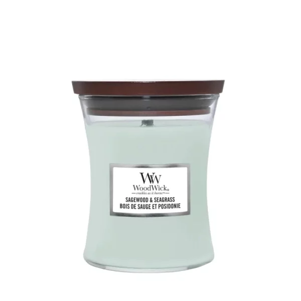 Świeca WoodWick Sagewood & Seagrass