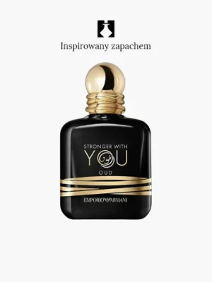 Czarno-złoty flakon perfum oznaczony numerem 76171 na białym tle z napisem Inspirowany zapachem powyżej.